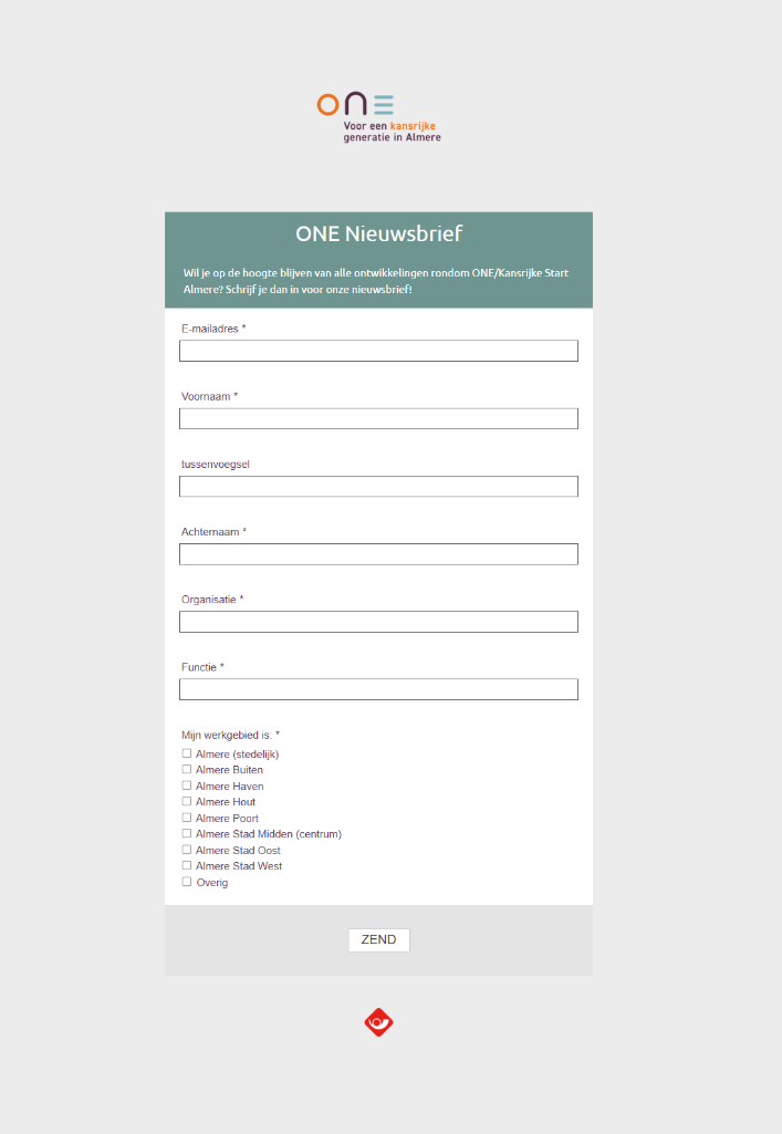 Custom nieuwsbrief module