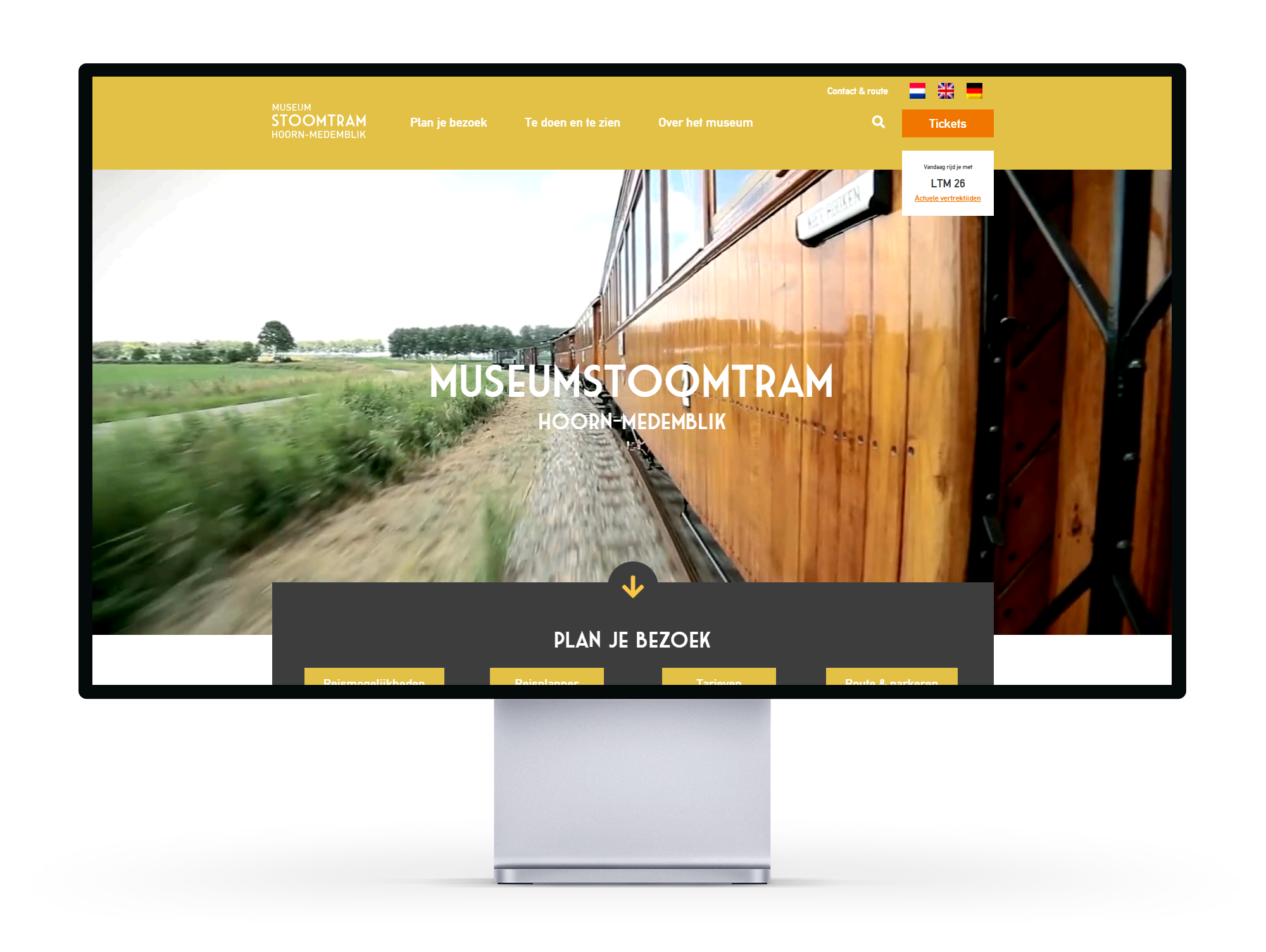 Wordpress website voor www.museumstoomtram.nl